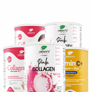 2x Skin Care Collagène + 2x Pink Latte Collagène + Sélénium paquet