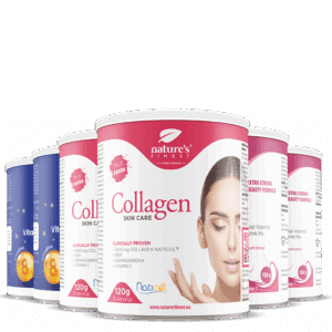 2x Skin Care Collagène + 2x Hair Vitamins + 2x Golden Q10 paquet