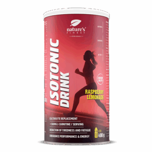 Isotonic raspberry lemonade