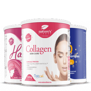 Skin Care Collagène + Hair Vitamins + Golden Q10 paquet
