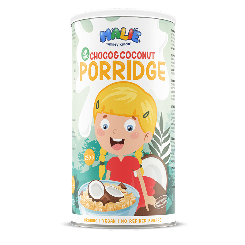 Gruau d’avoine Malie Bio – chocolat noix de coco