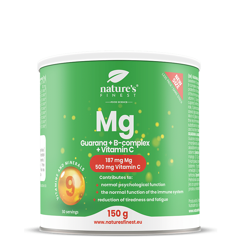 Magnésium + Guarana + Complexe B + Vitamine C