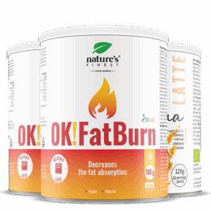 OK!FatBurn + Golden Curcuma latte paquet