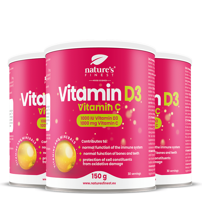 Vitamine D3 + Vitamine C paquet