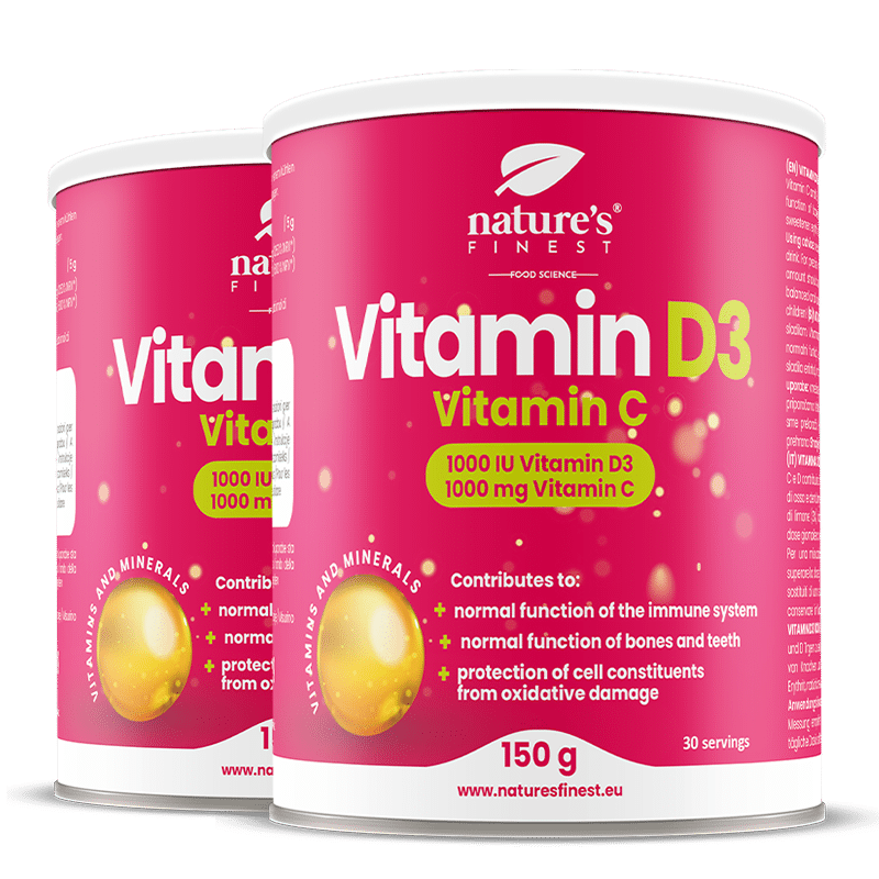 Vitamine D3 + Vitamine C paquet