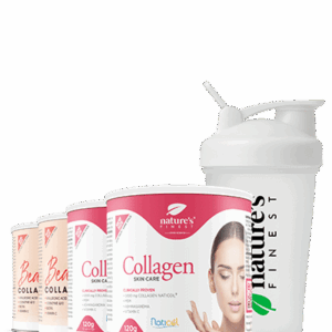 2x Collagène Beauty acide hyaluronique + 2x Collagène SkinCare + NF shaker paquet
