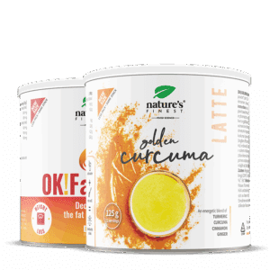 Latte au curcuma + OK!FatBurn paquet