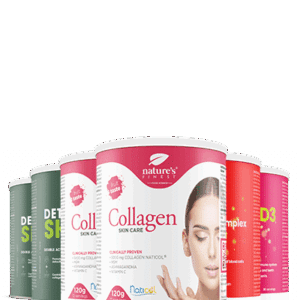 2x Kolagen SkinCare + 2x Detox Skin + Železo + Vitamin D3 + Vitamin C paquet