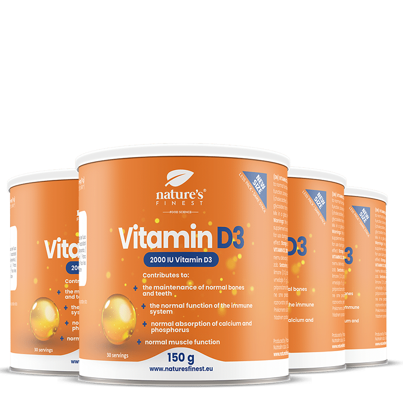 Vitamine D3 en poudre paquet
