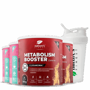 2x Beauty Tea with Hyaluron + 2x Metabolism Booster Extreme + NF shaker paquet